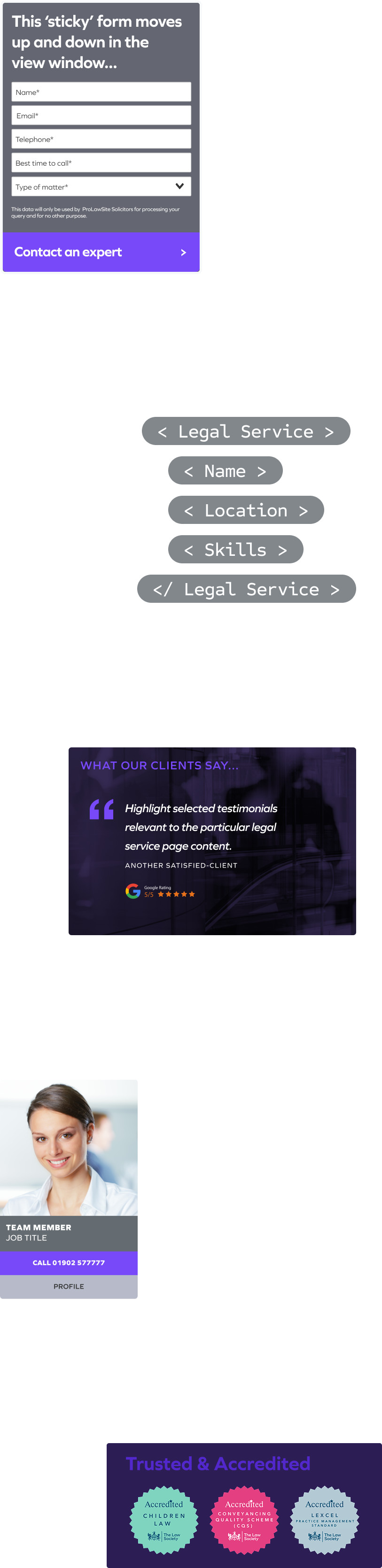 Law Firm Website Elements 1