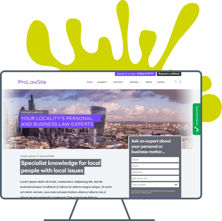 Law Firm Website Look & Feel 1