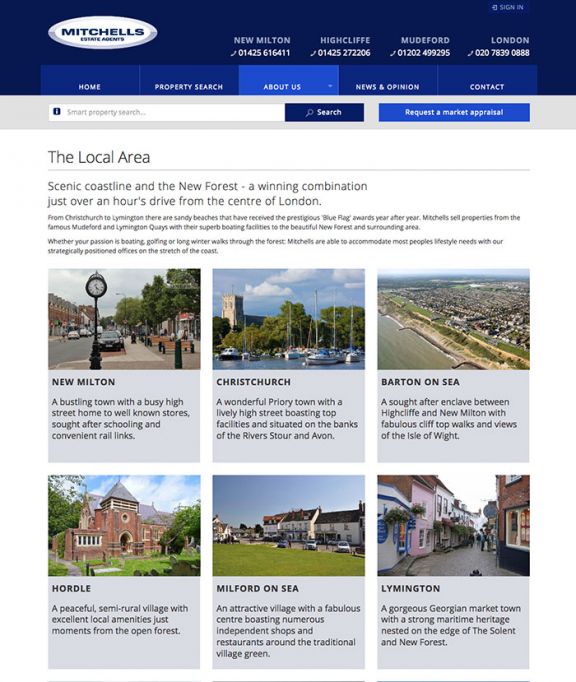 www.mitchells.uk.com - Local Area Page